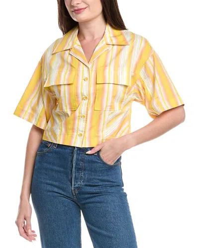 3.1 Phillip Lim Cropped Top In Yellow