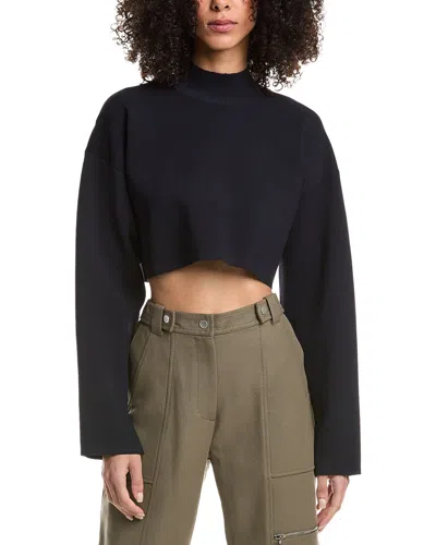 3.1 Phillip Lim Cropped Turtleneck Top In Blue