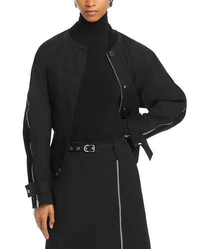 3.1 Phillip Lim Cropped Utility Jacket In Black