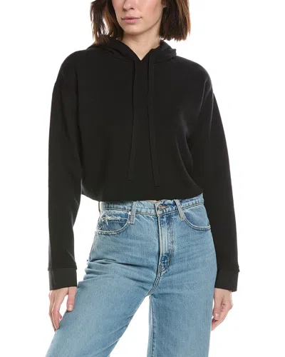 3.1 Phillip Lim Cropped Wool-blend Hoodie In Black