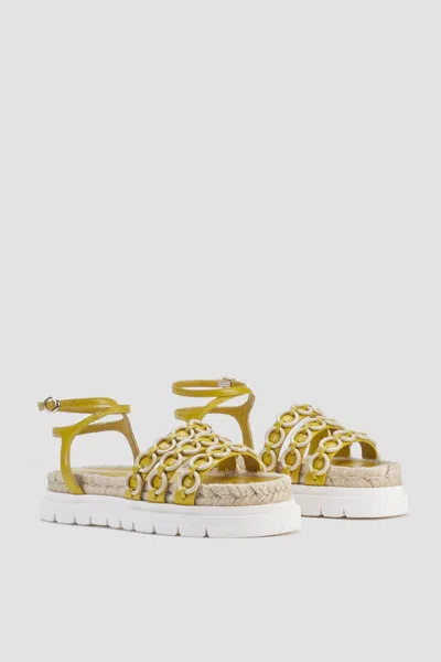 3.1 Phillip Lim Cruz Ring Platform In Gold