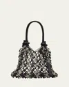 3.1 Phillip Lim Crystal Macrame Mini Sac Top-handle Bag
