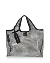 3.1 Phillip Lim Crystal Mesh Mini Market Tote Bag In Black
