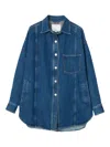 3.1 Phillip Lim Denim Shirt Jacket In Blue