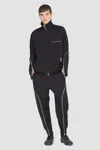 3.1 Phillip Lim Curve-zip Track Pants In Black