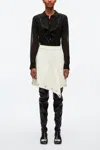 3.1 Phillip Lim Deconstructed Utility Skirt With Eyelets In White
