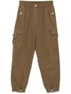 3.1 Phillip Lim Decorative Button Detailing Trousers In Brown