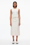 3.1 Phillip Lim Denim A-line Skirt In Ecru
