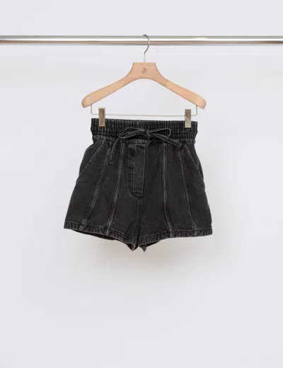 3.1 Phillip Lim Denim Boxer Short In Washed Blk