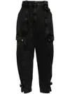 3.1 Phillip Lim Denim Cargo Jeans In Wa010 Washed Blk