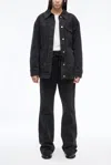 3.1 Phillip Lim Denim Combo Pant In Black