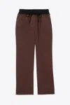 3.1 Phillip Lim Denim Combo Pant In Brown