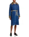 3.1 Phillip Lim Denim Combo Trench Coat In Multi