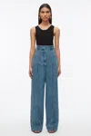 3.1 Phillip Lim Denim Extreme High Waisted Trouser In Blue