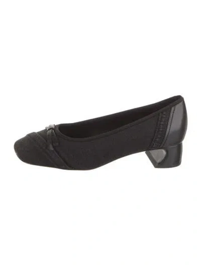 Pre-owned 3.1 Phillip Lim Denim Flats In Black