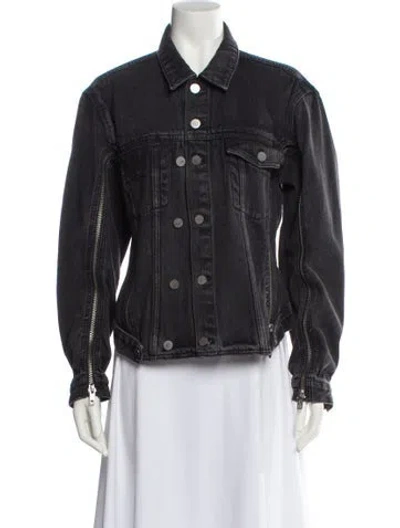 Pre-owned 3.1 Phillip Lim Denim Jacket In Black