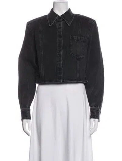 Pre-owned 3.1 Phillip Lim Denim Jacket In Black