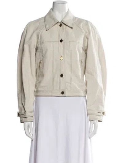 Pre-owned 3.1 Phillip Lim Denim Jacket In Neutral