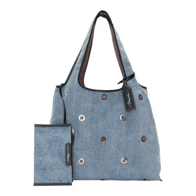 3.1 Phillip Lim Denim Market Tote With Grommet
