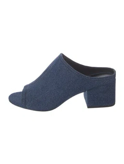 Pre-owned 3.1 Phillip Lim Denim Mules In Blue