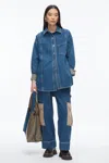 3.1 Phillip Lim Denim Shirt Jacket In Blue