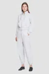 3.1 Phillip Lim Don't Sweat It Zip-up Jacket In Light Heather Grey