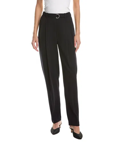 3.1 Phillip Lim Double Pleat Tapered Wool Trouser In Black