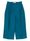 3.1 Phillip Lim Double Pleats Pants In Blue