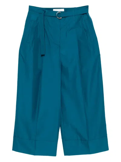 3.1 Phillip Lim Double Pleats Pants In Blue