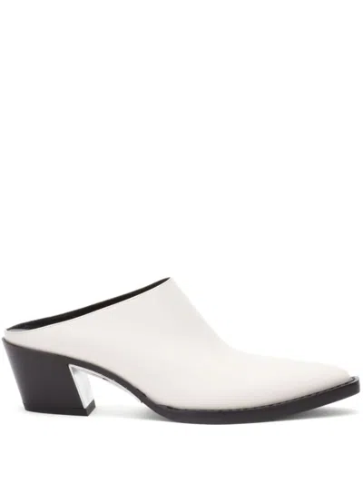3.1 Phillip Lim Downtown 55mm Leather Mules In White