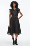 3.1 Phillip Lim Draped Bow Dress With Belt In Black