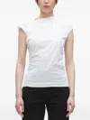 3.1 Phillip Lim Draped Cap-sleeve Tank Top In White