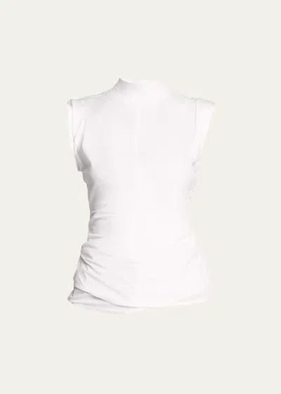 3.1 PHILLIP LIM DRAPED MOCK-NECK TANK TOP