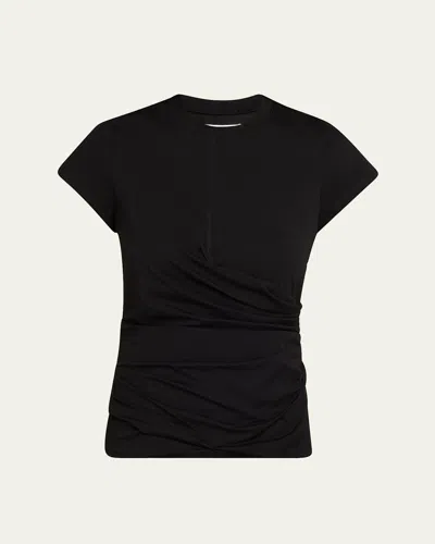 3.1 Phillip Lim Draped Short-sleeve Tee