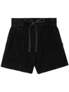 3.1 Phillip Lim Drawstring Denim Shorts In Schwarz