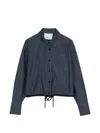 3.1 Phillip Lim Drawstring-hem Shirt In Blue