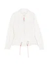 3.1 Phillip Lim Ripstop Ruched Jacket In White