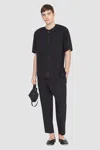3.1 Phillip Lim Drawstring Tapered Trouser In Black