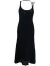 3.1 Phillip Lim U-neck Dress In Bl028 Black Navy