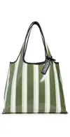 3.1 Phillip Lim Dual Stripe Market Tote Thyme Multi
