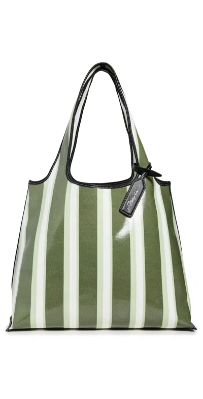 3.1 Phillip Lim Dual Stripe Market Tote Thyme Multi