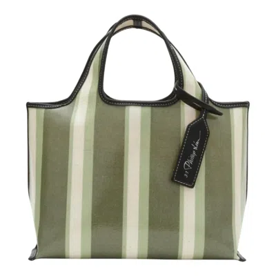 3.1 Phillip Lim Dual Stripe Mini Market Tote In Multi