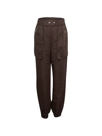 3.1 Phillip Lim Elasticated Cargo Pants In Brown