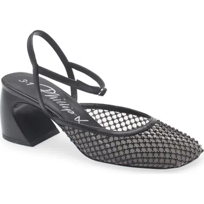 3.1 Phillip Lim Embellished Ankle Strap Pump In Animal Print