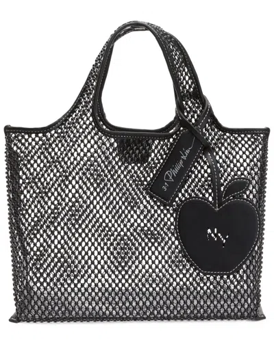 3.1 Phillip Lim Embellished Mesh Mini Market Tote In Black