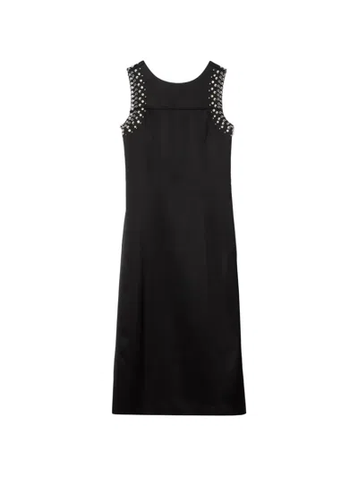 3.1 Phillip Lim Embellished Sleeveless Midi Dress In Black