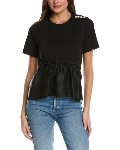 3.1 Phillip Lim Embellished T-shirt In Black