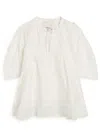 3.1 Phillip Lim Embroidered Tulle And Cotton Top