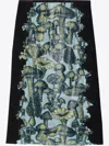 3.1 Phillip Lim Embroidery Midi Skirt In Black