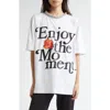 3.1 Phillip Lim Enjoy The Moment Embellished Tee In White Multi